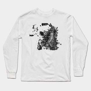 Ordaos - Destroyed Print #3 Black Long Sleeve T-Shirt